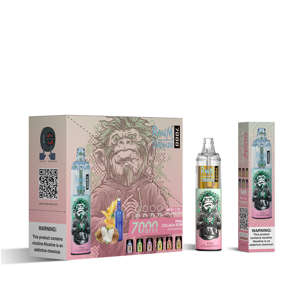 RAndM Tornado 7000 Puffs Wegwerp Vape (Doos van 10)