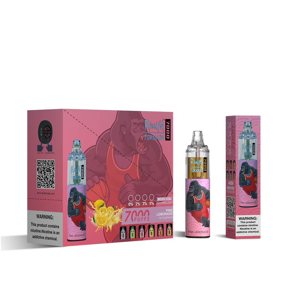 RAndM Tornado 7000 Puffs Wegwerp Vape (Doos van 10)