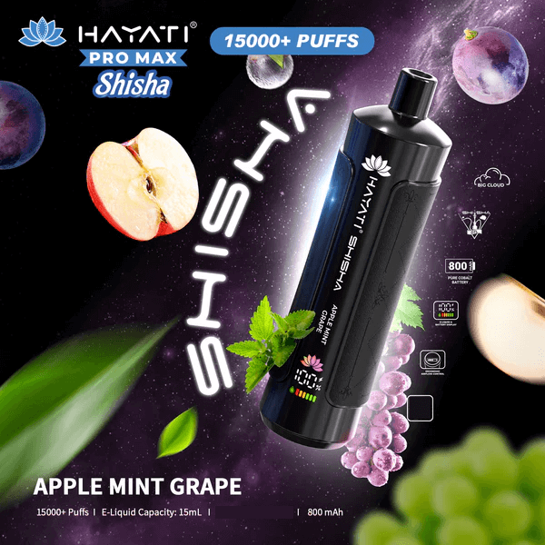 Hayati Shisha 15000 Puffs Wegwerp Vape (Doos van 10)