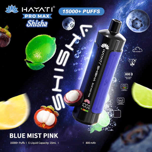 Hayati Shisha 15000 Puffs Wegwerp Vape