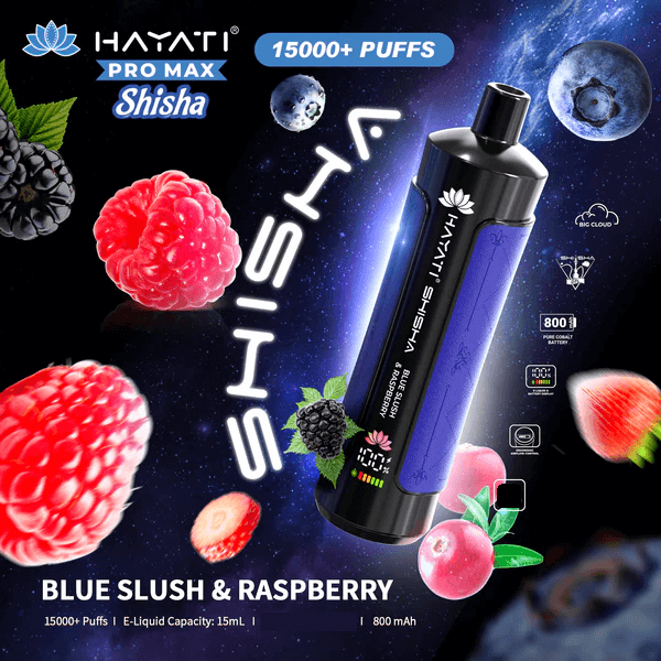 Hayati Shisha 15000 Puffs Wegwerp Vape (Doos van 10)