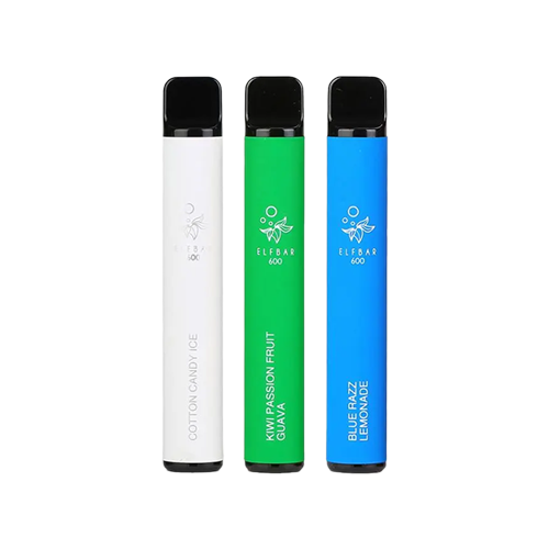 Elf Bar 600 Puffs Wegwerp Vape - 0% Nicotine (Doos van 10)