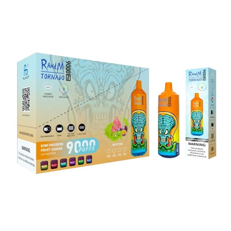 Randm Tornado 9000 Pro Puffs Wegwerp Vape (Doos van 10)