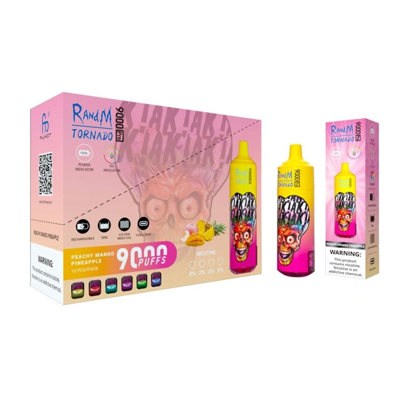 Randm Tornado 9000 Pro Puffs Wegwerp Vape (Doos van 10)