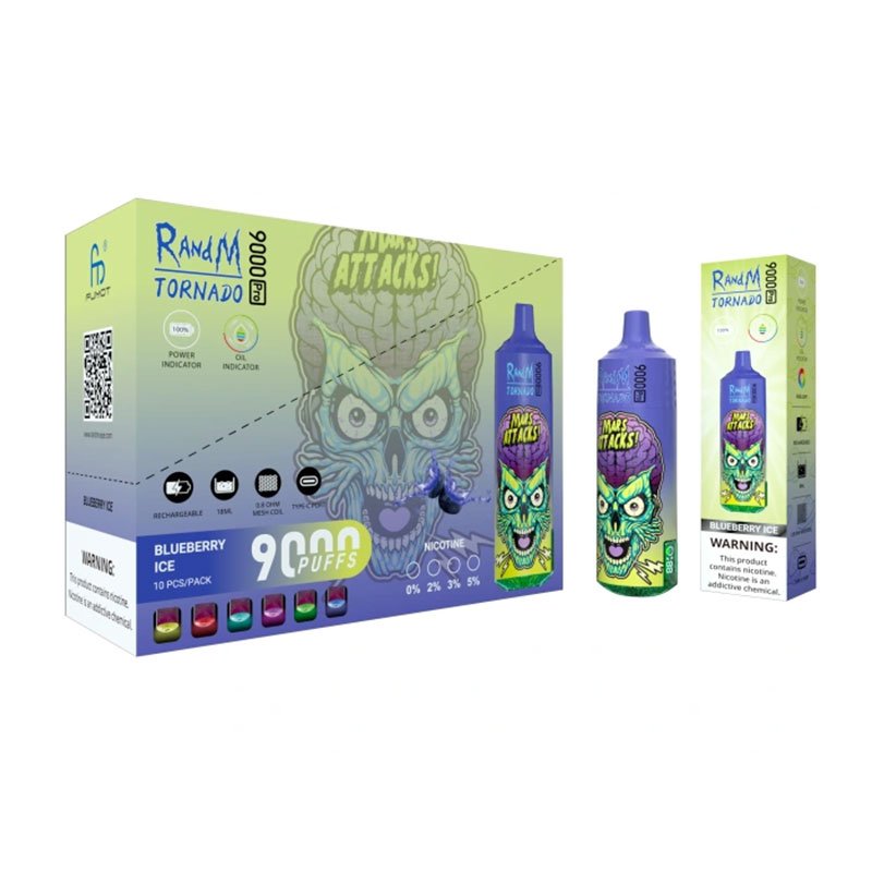 Randm Tornado 9000 Pro Puffs Wegwerp Vape (Doos van 10)