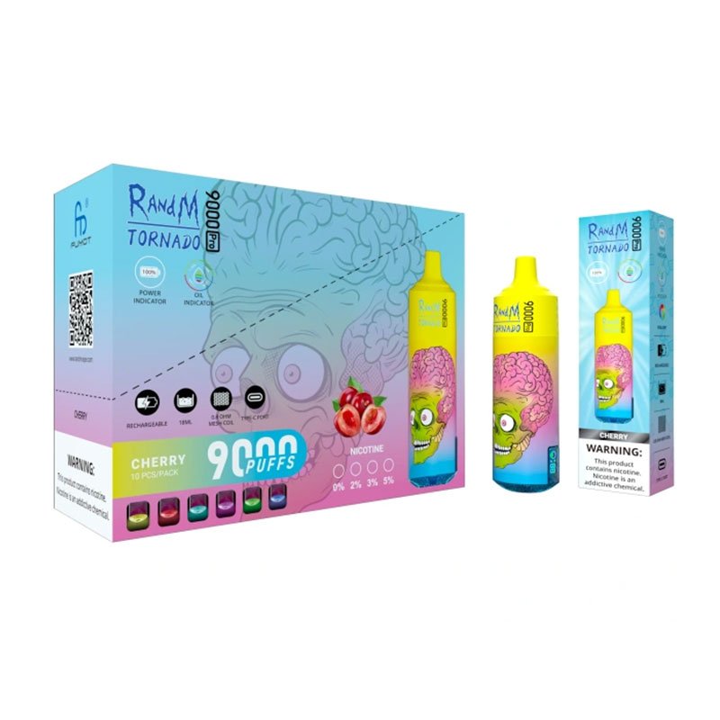 Randm Tornado 9000 Pro Puffs Wegwerp Vape (Doos van 10)