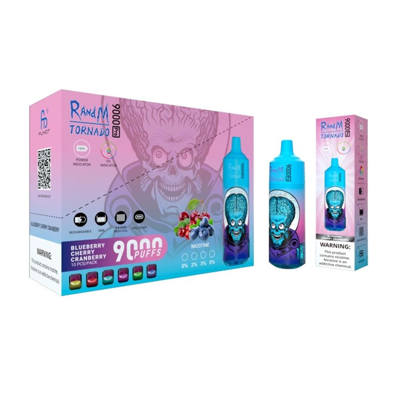 Randm Tornado 9000 Pro Puffs Wegwerp Vape (Doos van 10)