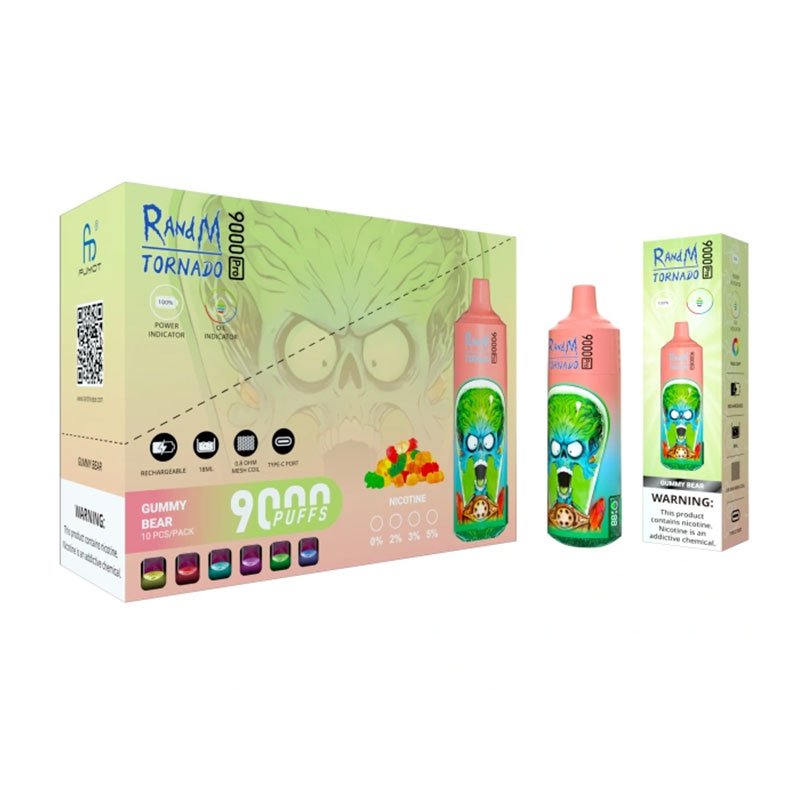 Randm Tornado 9000 Pro Puffs Wegwerp Vape (Doos van 10)