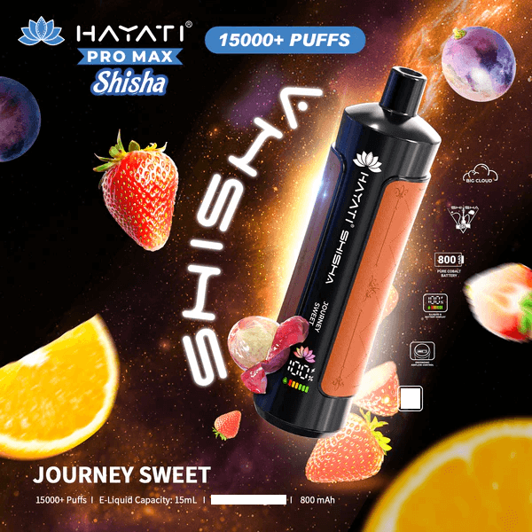 Hayati Shisha 15000 Puffs Wegwerp Vape