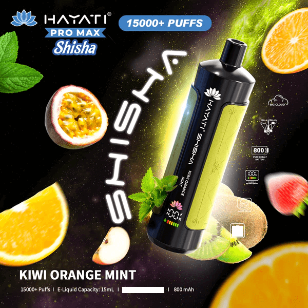 Hayati Shisha 15000 Puffs Wegwerp Vape (Doos van 10)