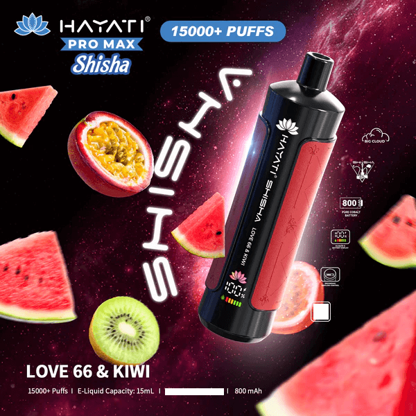 Hayati Shisha 15000 Puffs Wegwerp Vape