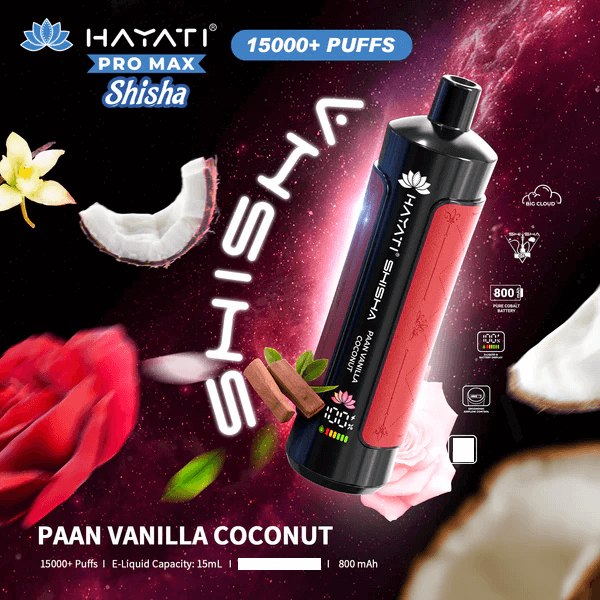 Hayati Shisha 15000 Puffs Wegwerp Vape