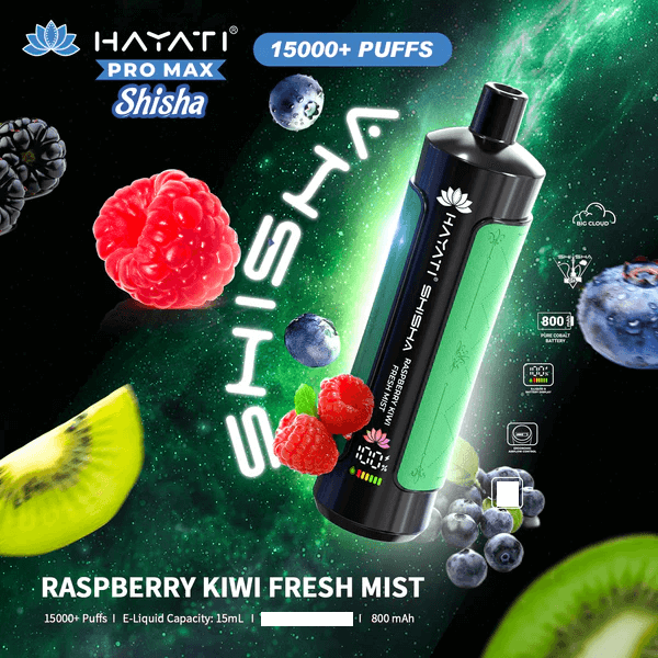 Hayati Shisha 15000 Puffs Wegwerp Vape (Doos van 10)