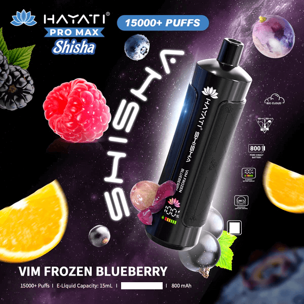 Hayati Shisha 15000 Puffs Wegwerp Vape (Doos van 10)