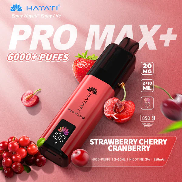 Hayat Pro Max+ 6000 Puffs Disposable Vape