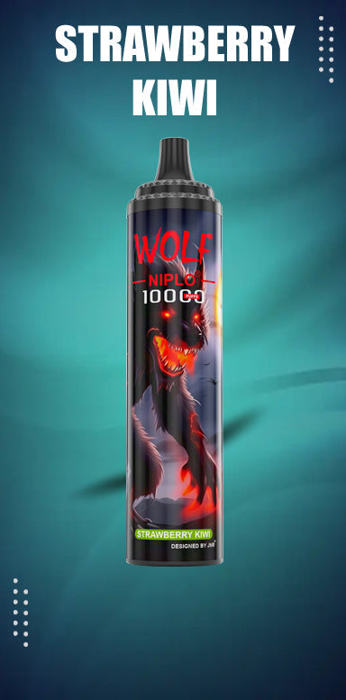 JNR Wolf Niplo 10000 Puffs Wegwerp Vape (Doos van 10)