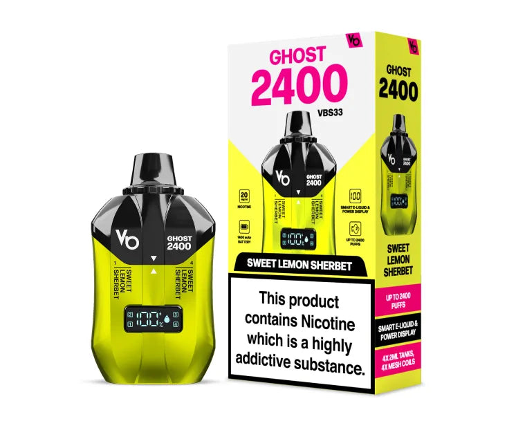 Ghost 2400 Puffs Wegwerp Vape (Doos van 5)