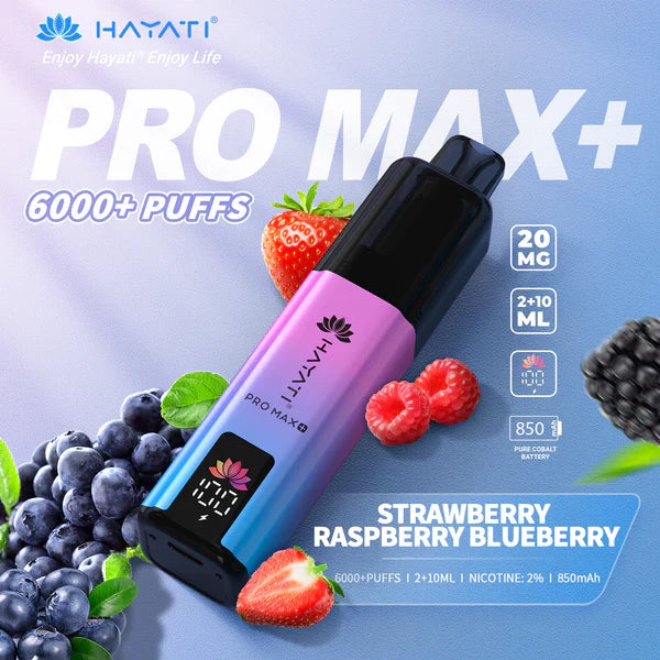 Hayat Pro Max+ 6000 Puffs Disposable Vape