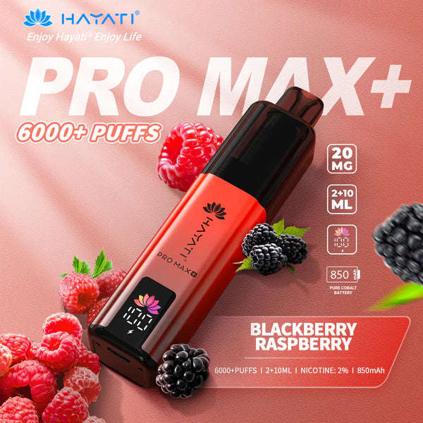 Hayat Pro Max+ 6000 Puffs Disposable Vape