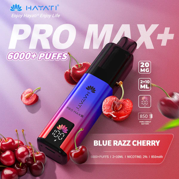 Hayat Pro Max+ 6000 Puffs Disposable Vape