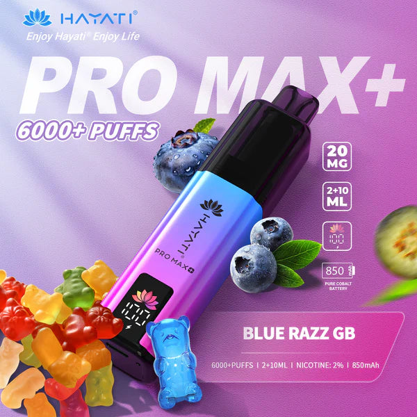 Hayat Pro Max+ 6000 Puffs Disposable Vape