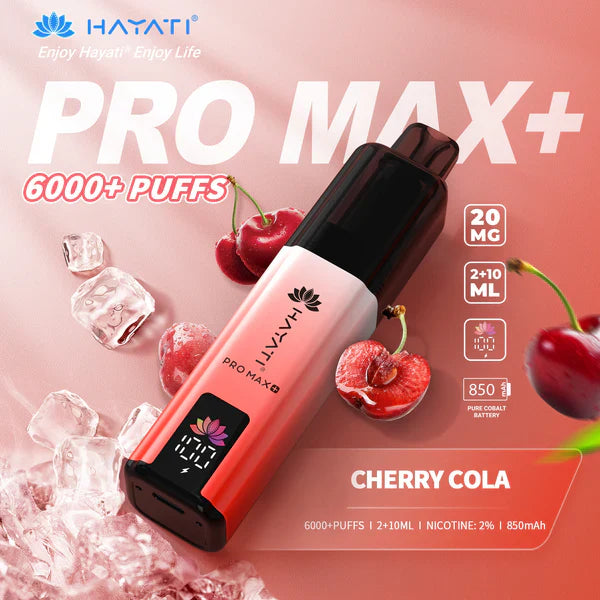 Hayat Pro Max+ 6000 Puffs Disposable Vape