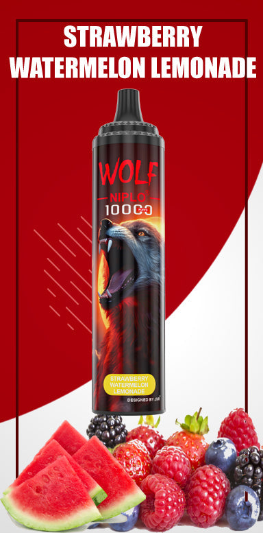 JNR Wolf Niplo 10000 Puffs Wegwerp Vape (Doos van 10)