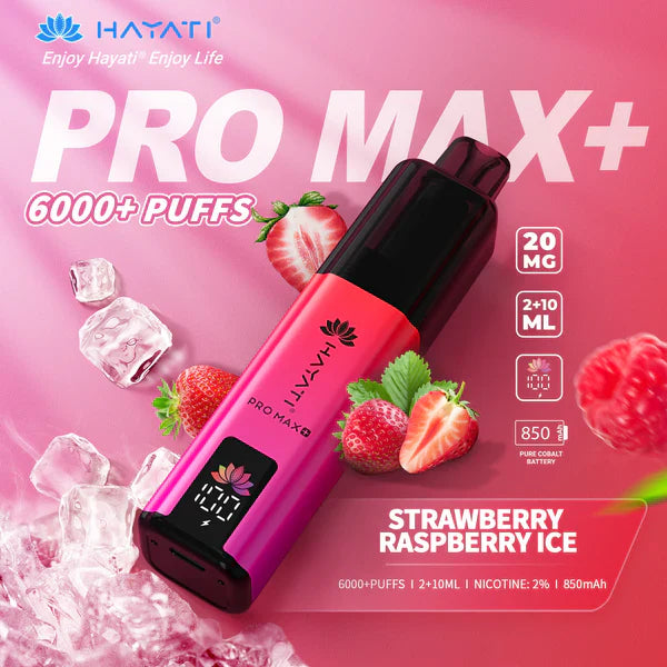 Hayat Pro Max+ 6000 Puffs Disposable Vape